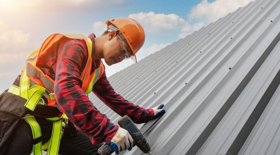 Professional metal roof installation in Westerville, NE